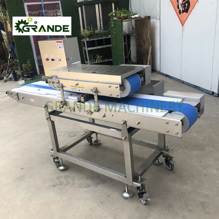 2023 Automatic Horizontal Beef Chicken Breast Fish Squid Fronds Salmon Octopus Pork Liver Cods Slicing Slicer Cutting Machine