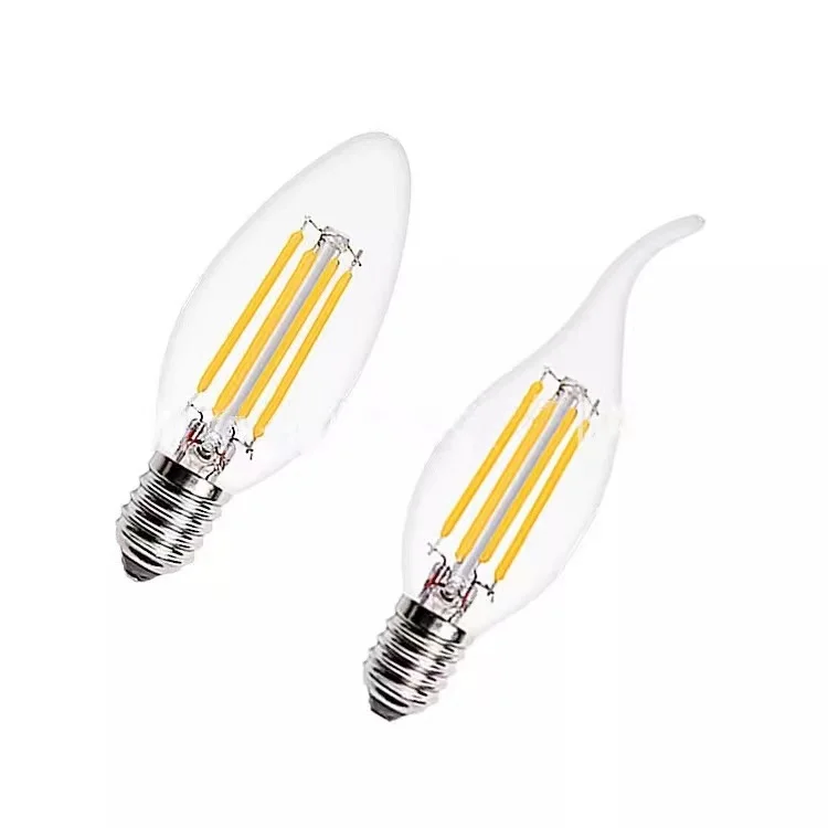 LED Light Edison Light Bulb Vintage Dimmable 2W 4W C35 Filament LED Bulb E27