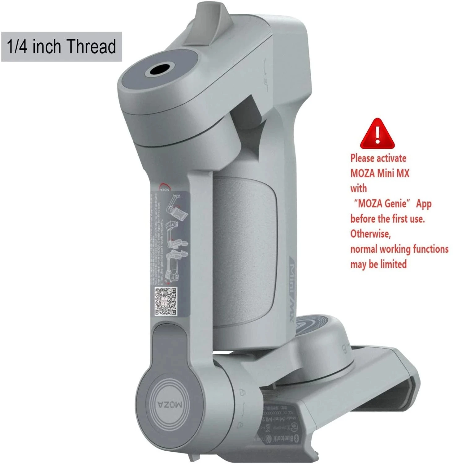 Moza Mini MX anti-shake selfie stick portable vlog 3 axis handheld mobile phone gimbal stabilizer for smart phone