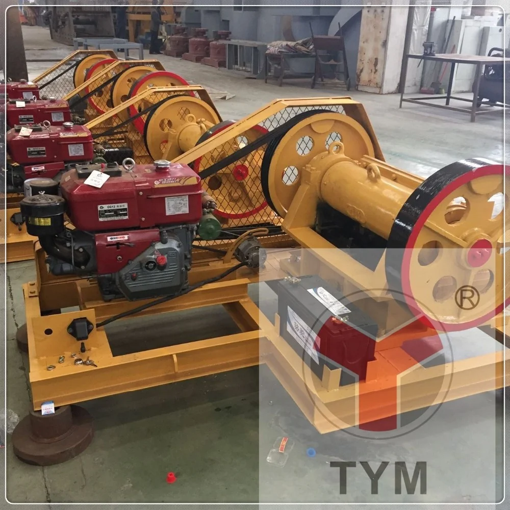 Stone concrete crusher Mobile diesel jaw crusher with conveyor belt for mine crushing