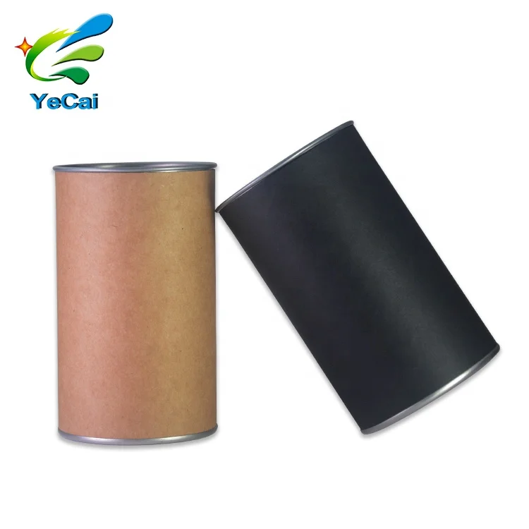 Custom Rotating Sifter Loose Powder Cardboard Jar Biodegradable Compact Kraft Paper Tube Box Bath Salt Container Packaging