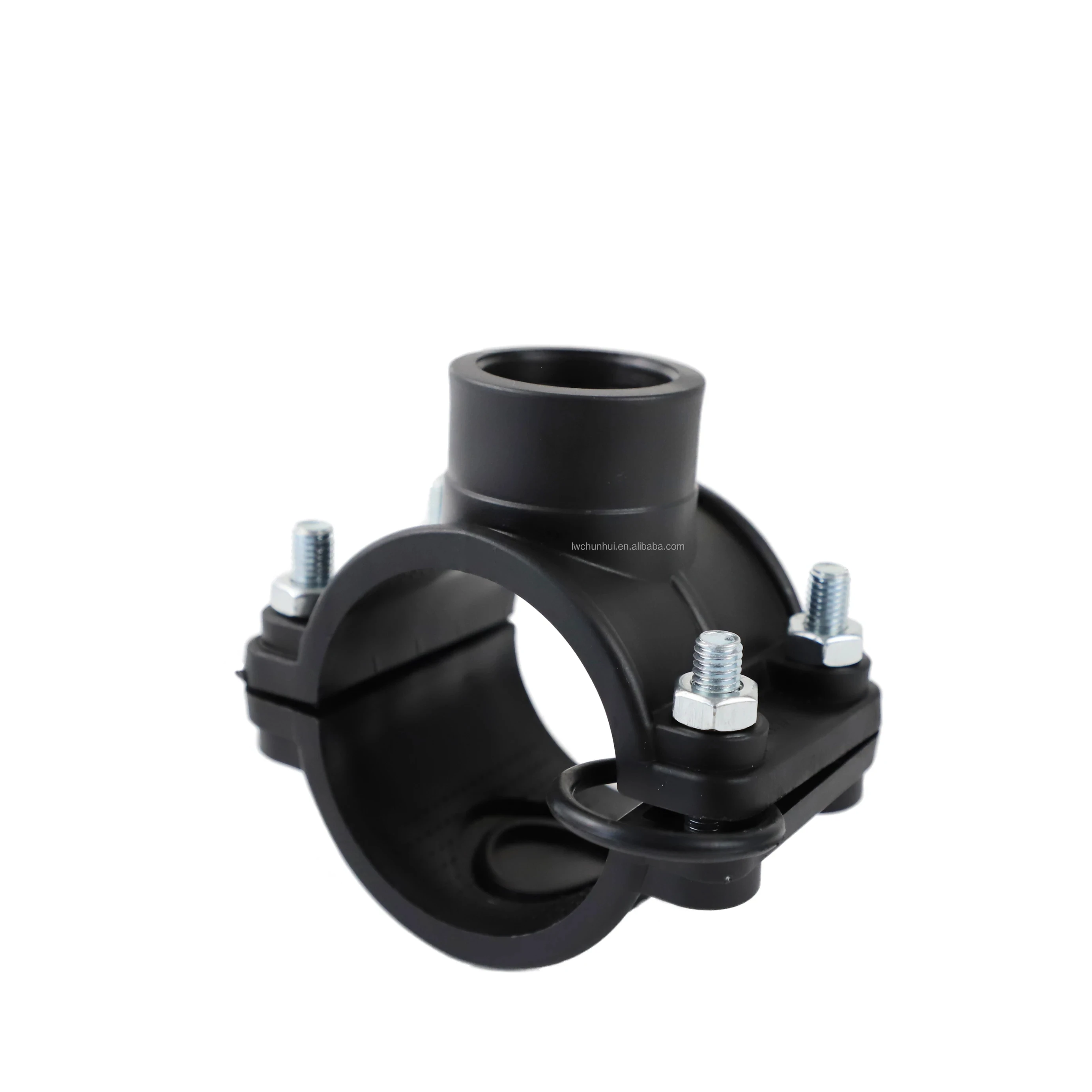 PP PVC Saddles Clamps HDPE Pipe Fitting PN16 Irrigation Accessories for farm irrigation