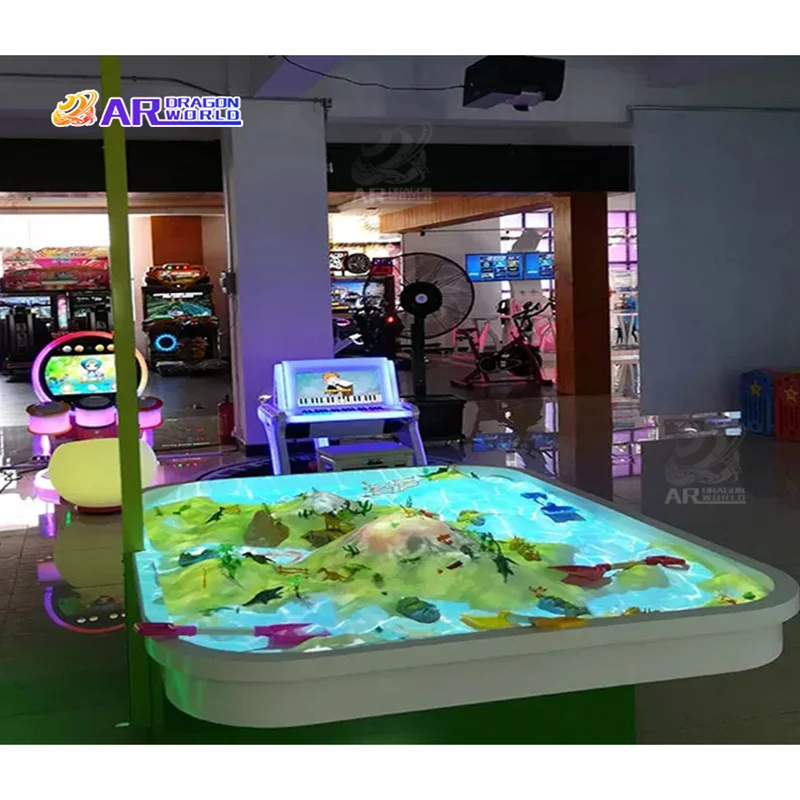 Kids Amusement Park Product AR Projection Sand Table Interactive Projection Mapping Sand