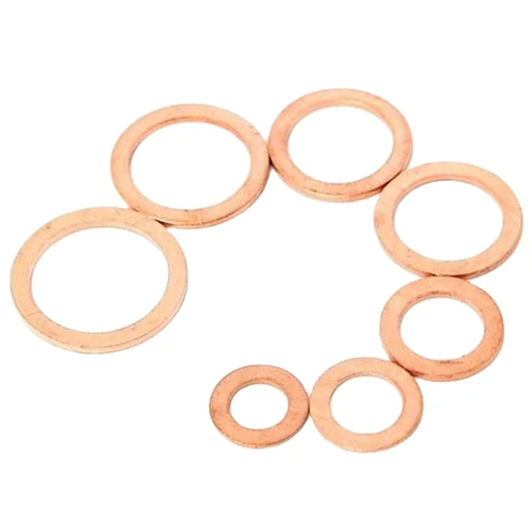 540 Pcs Copper Washer Assortment -Seal Gasket Ring Copper Gasket Copper Washer Kit
