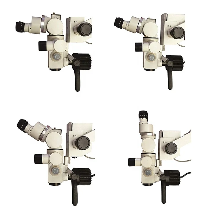 Портативный хирургический стоматологический операционный микроскоп 5 Шаг натуральную titlable головка M-105