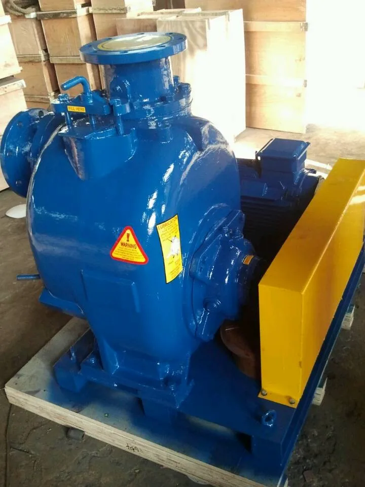 Super T Belt Driven Electric 4inch 6inch 8inch Self Priming Trash Waste Water Pump