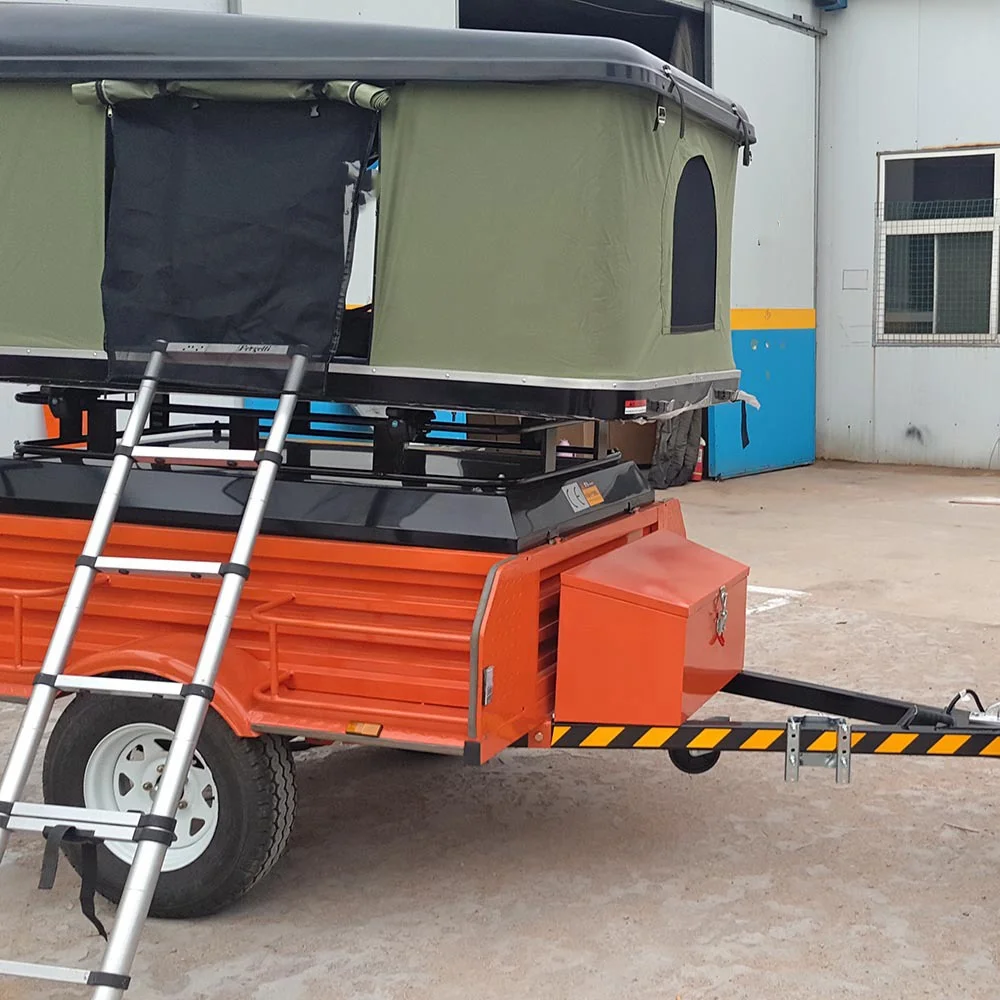 wholesale ABS hard shell rooftop tent car camping tent roof top 2 person hard shell rooftop tent