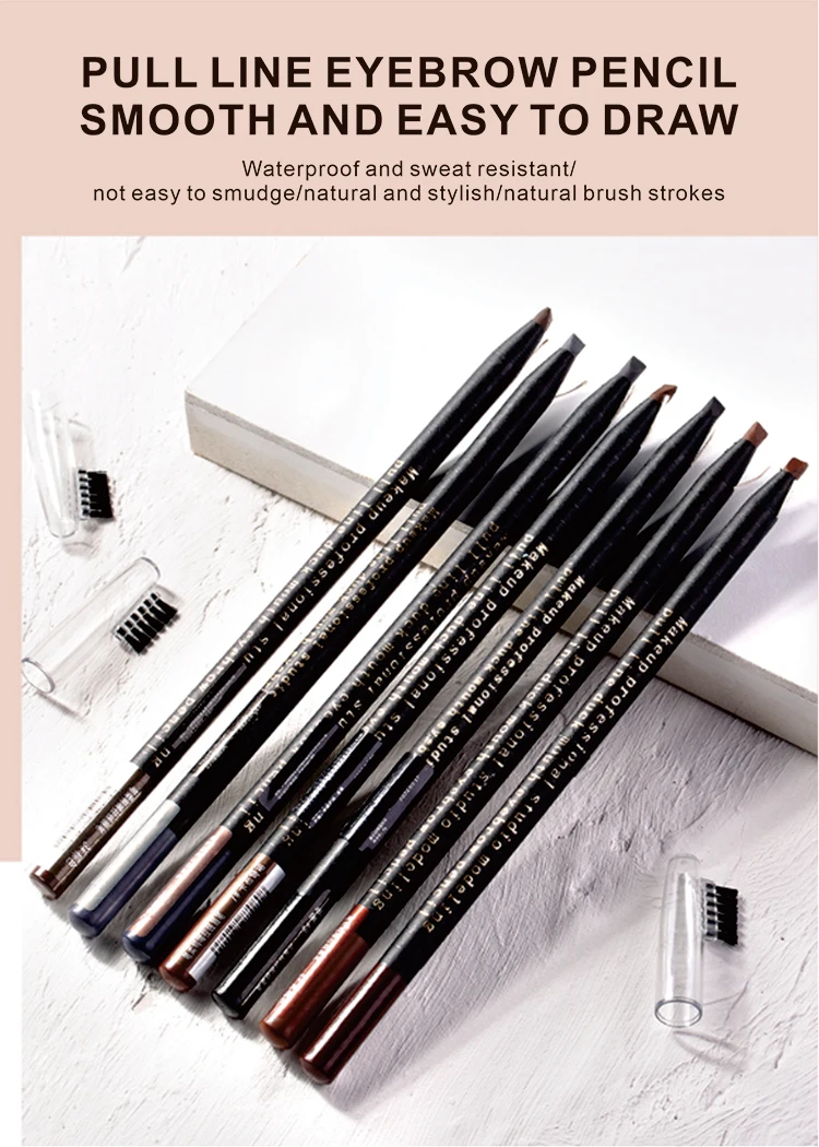 2022 Popular waterproof new trend kind duckbill microblading cosmetic eyebrow pencil