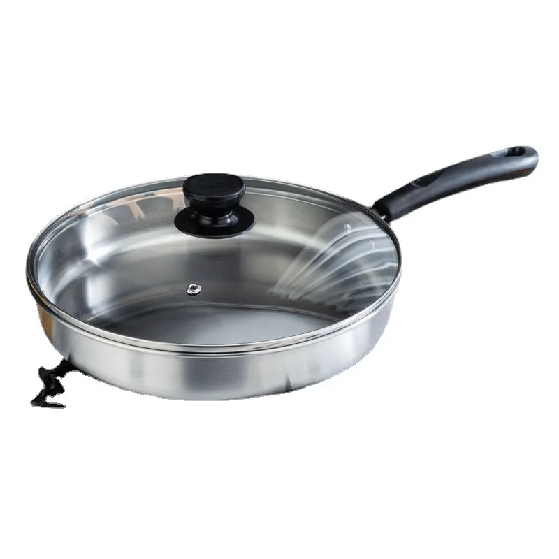 Best-Selling High Quality Cooking Omelette Steak Protein Induction pots and pans Stainless Steel Frying Pan