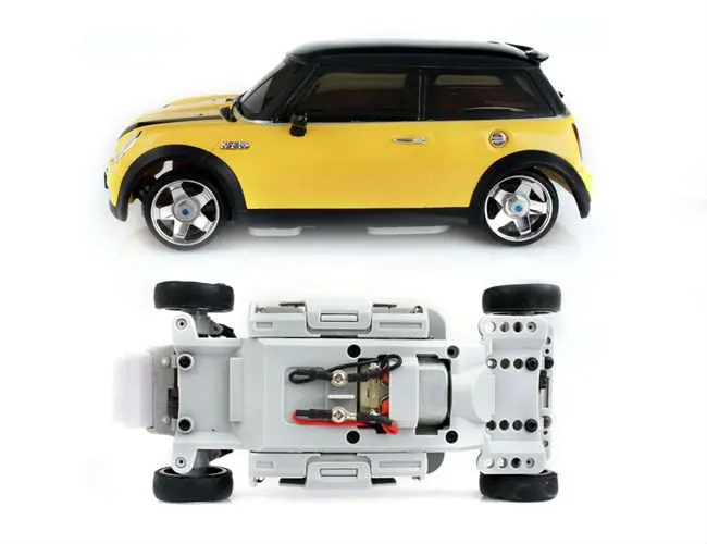 Firelap 1/28 scale mini z aluminum carbon rc car chassis