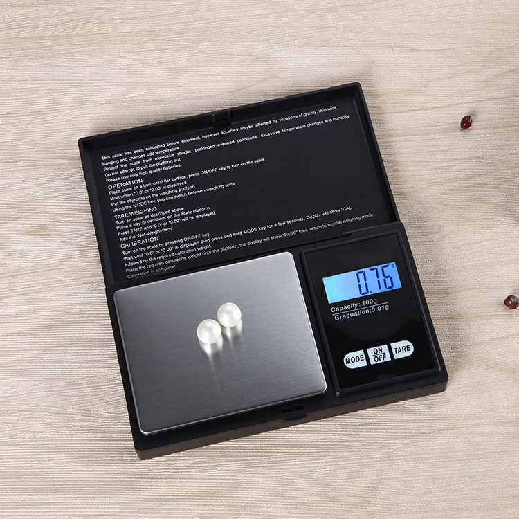 200g 0.01g precision mini LCD digital electronic pocket jewelry gold diamond scale with gram capacity