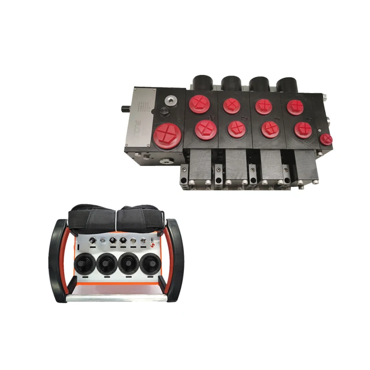 Remote control and Hawe style Hydraulic proportional valve for Bridge erecting vehicle
