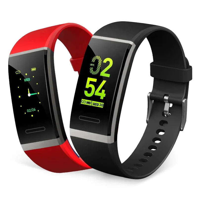 Fitup V11 цвет дисплей Спорт Фитнес Трекер Смарт часы с FCC CE РОШ умный браслет с 3 оси акселератора