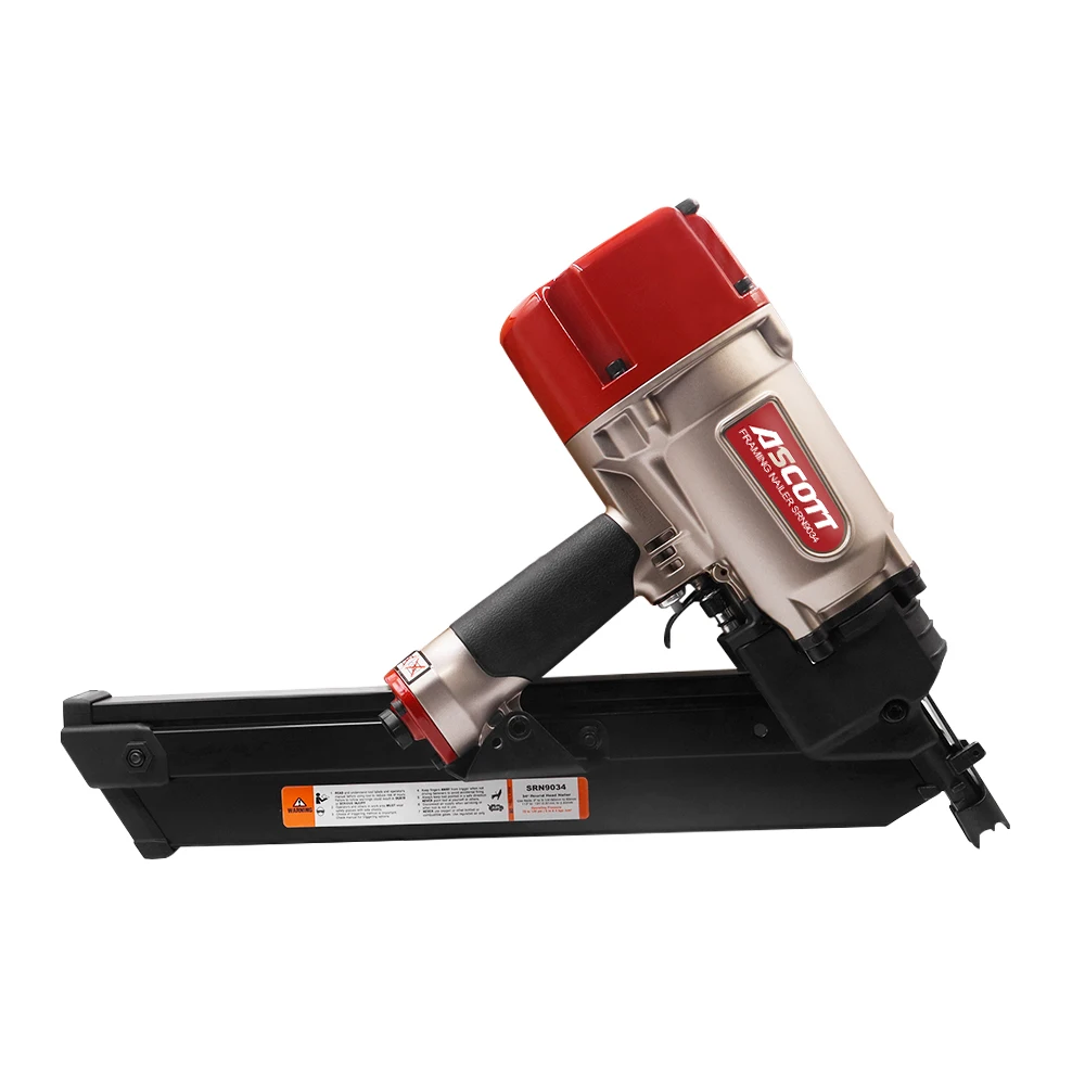 34 Degree Framing Nailer Air Power Framing Nail Gun 50-83mm Paper Framing Nailer