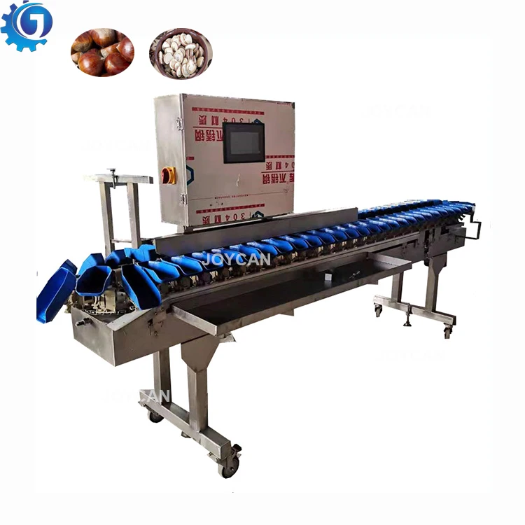 Shrimp turntable cassette weight grading machine weight sorter machine for seafood