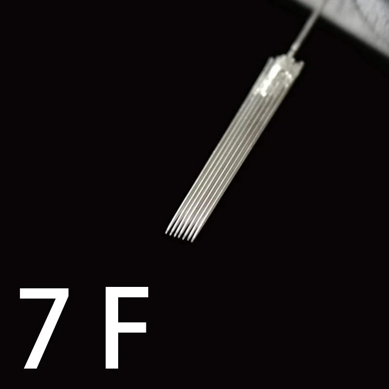 1R 3R 5R 5F 7F PMU Needles + Needle Tips Disposable Tattoo needles for Eyebrows Lip Eyeliners