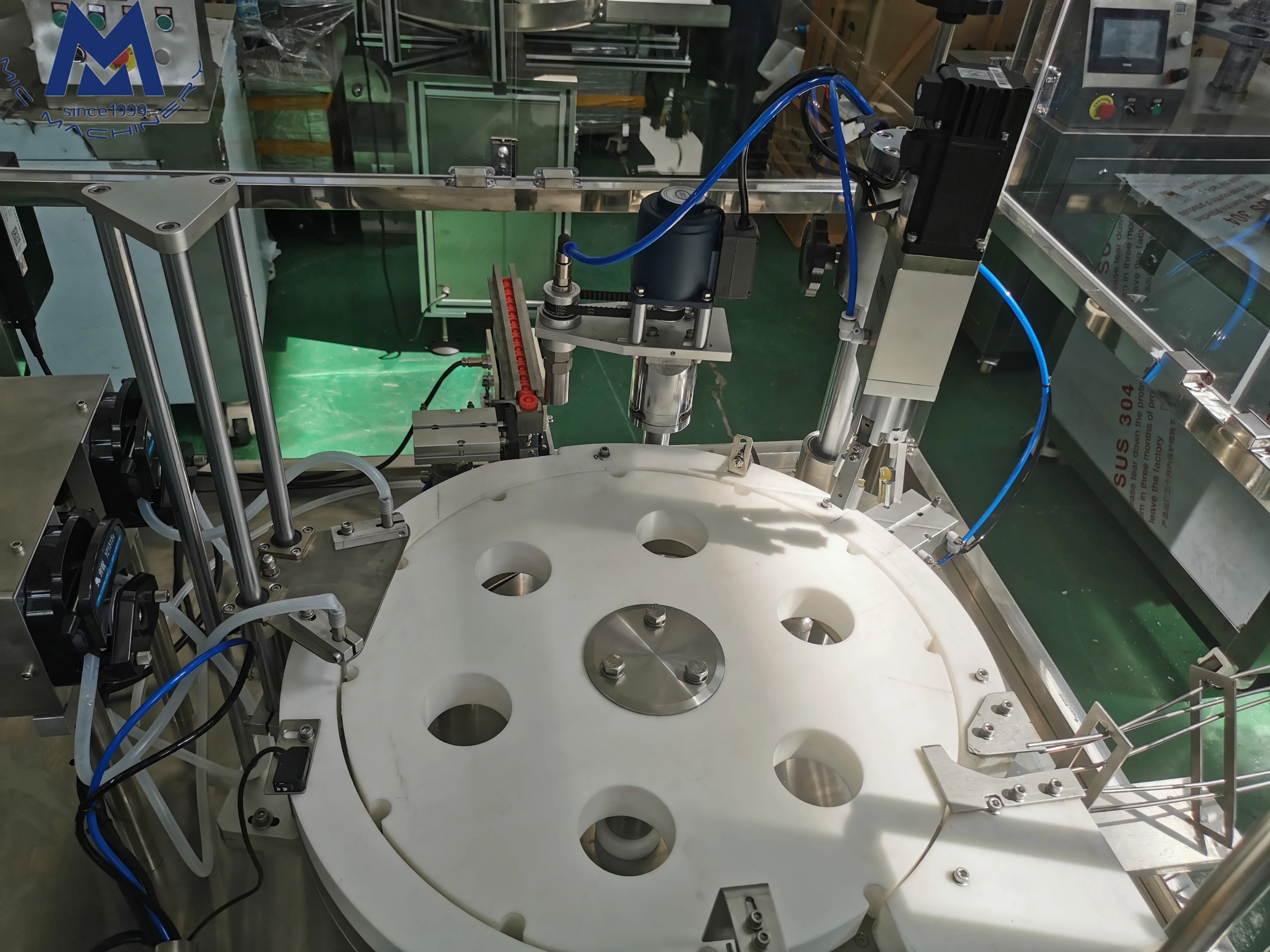 Automatic small vials antigen and capping test reagent tube pharmaceutical filling machine