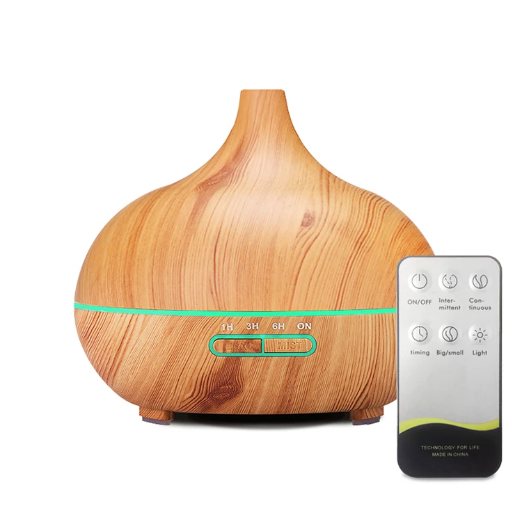 Hotel Art Ultrasonic Electric Essential Oil Aroma Diffuser Air Freshener Humidifier with LED Light Customized Colorful 10 W