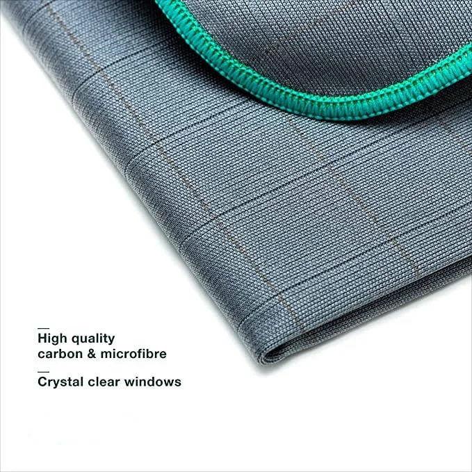 Lint Free Carbon Microfiber All-Purpose Cleaning Cloth Glass Cloth