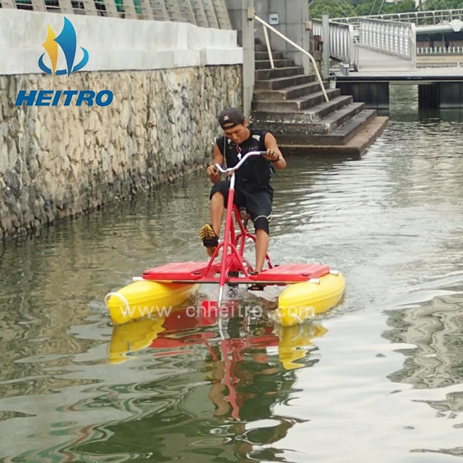 HEITRO Factory Price Two Seats Water Bike Water Park Aquatic Bikes