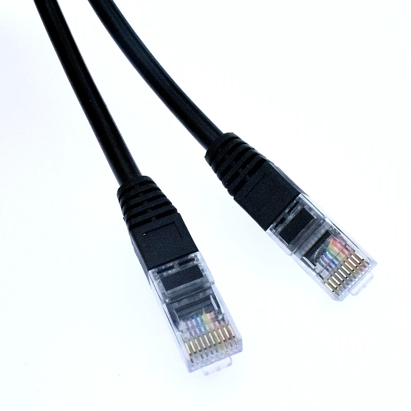 custom high quality black TPE 26awg Unshielded RJ48 RJ50 10P10C cable