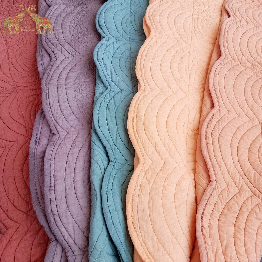 Soft 100% cotton Baby Quilt heirloom baby quilt crib bedding set machine cot Quilt baby blanket