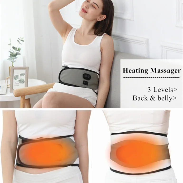 Elettric tool massage for flat belly vibration machine essential air bag waist and abdomen massager lumbar decompression belt
