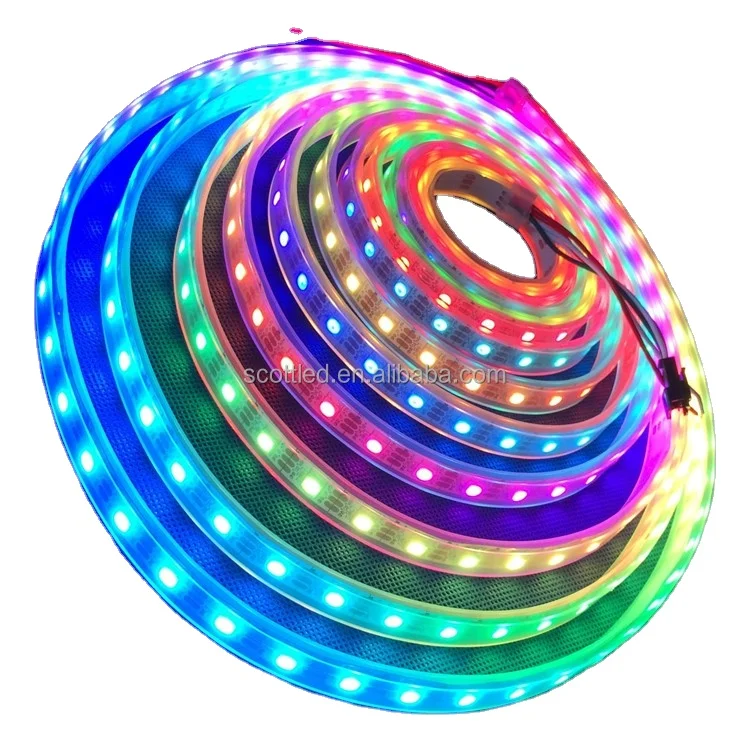 Светодиодные пиксельные ленты 5 В, IP20 IP68 SK6812, белый цвет