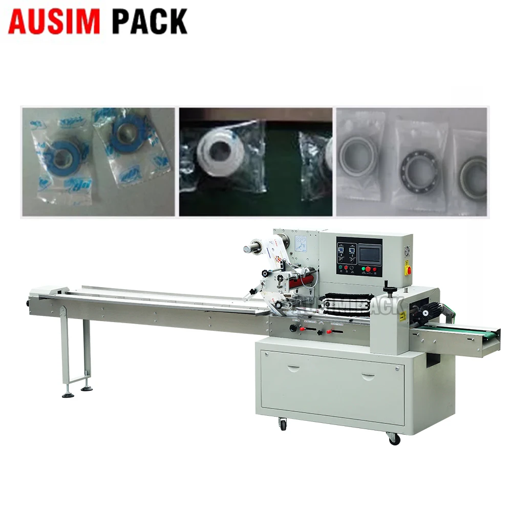 Multifunction Automatic Pita Bread Toast Bread Pillow Type Automatic Flow Servo Croissant Baguette Packing Machine Suppliers
