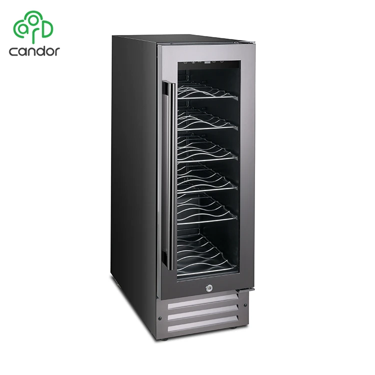 18 Bottles Single Zone Compressor Built-in Wine Cooler JC-58EQ