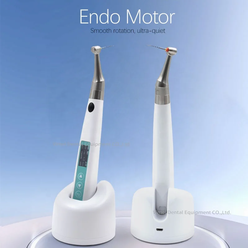 2 in 1 Wireless Endomotor with Built-in Apex Locator Dental Endodontic Equipment