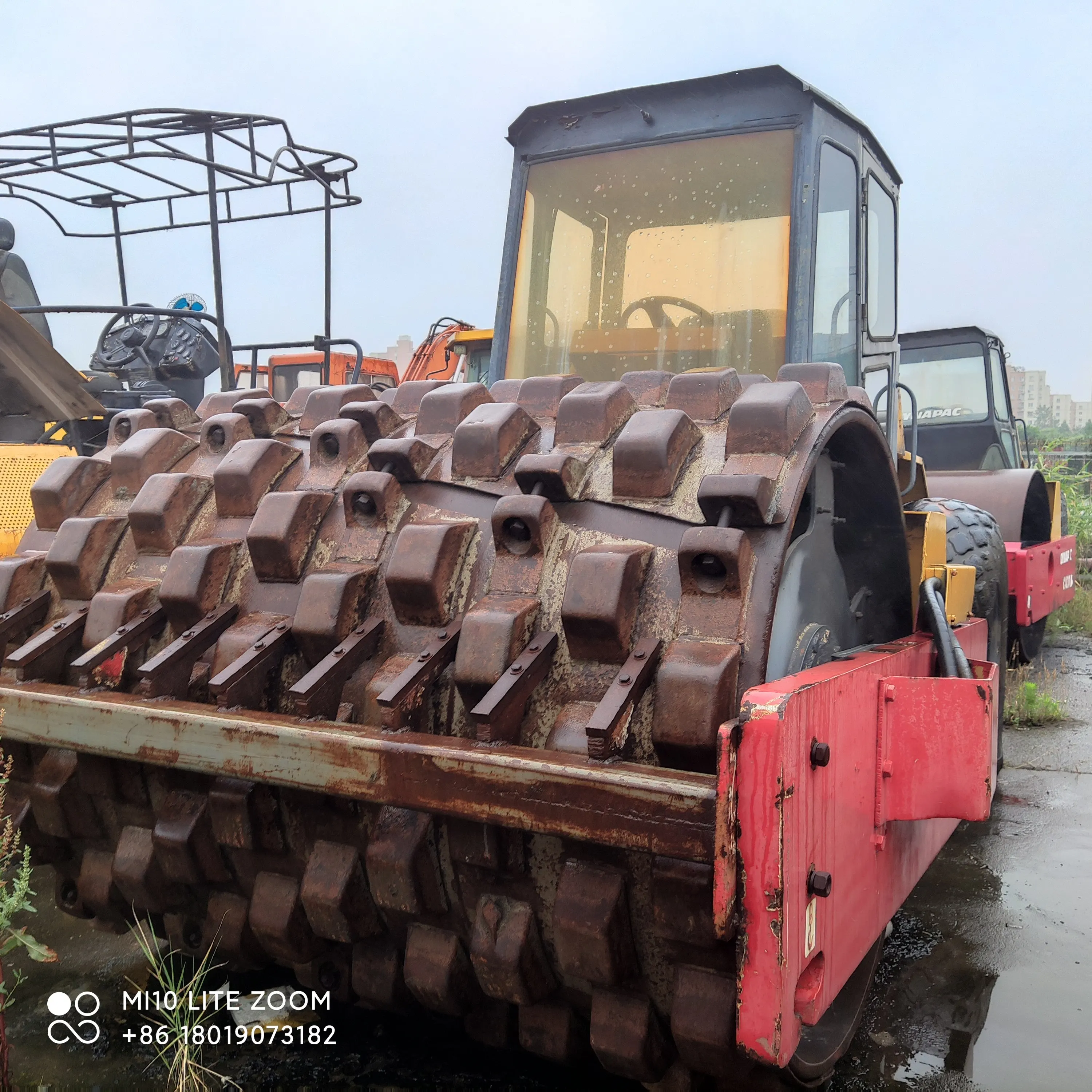 
Used Road Roller Dynapac CA301D Compactor Dynapac 12 ton padfoot compactor 