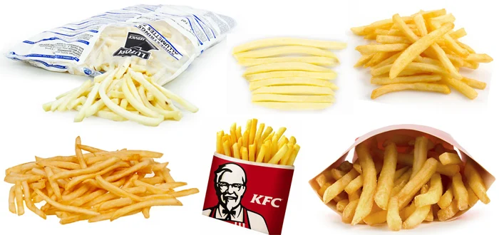 Full Automatic Frozen french fries machinery/French fry cutter equipment/Frozen french fries KFC High Productivity