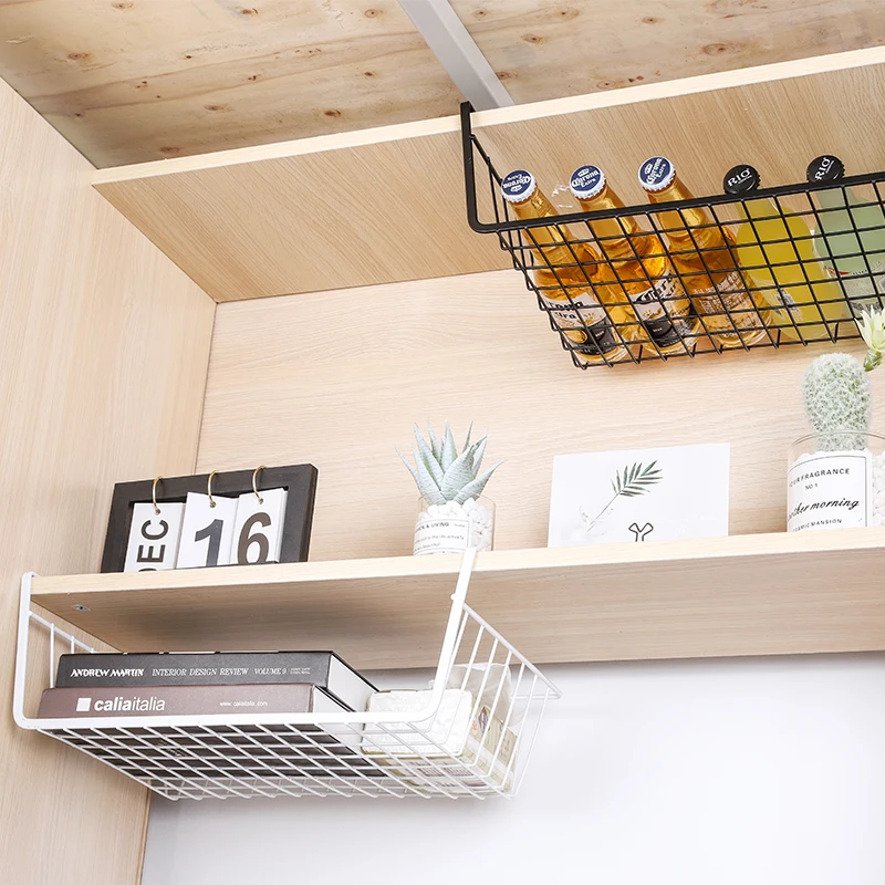 Cabinet basket DSH Hot selling metal hanging baskets wire cabinet hanging baskets