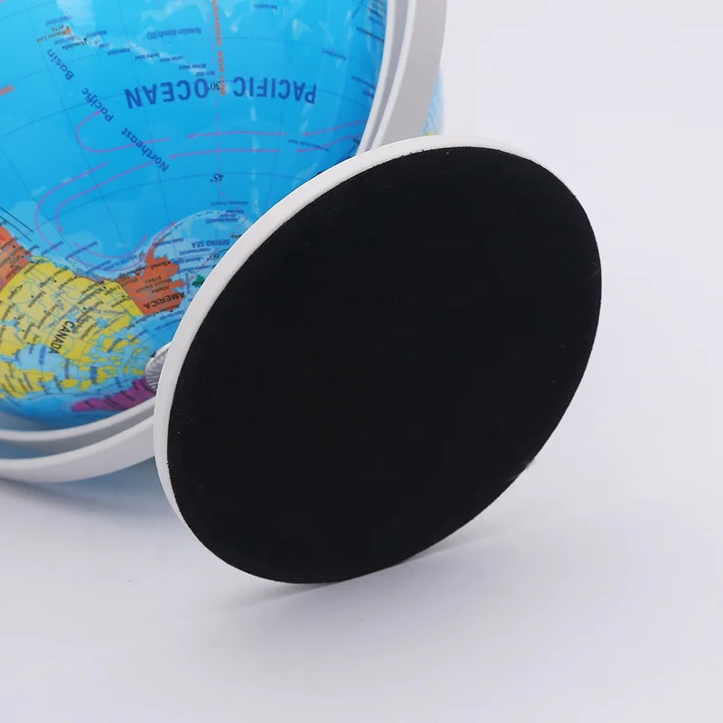 20cm Globe Factory Direct LED Light World Earth Map PVC Levitating Globe With Metal stand