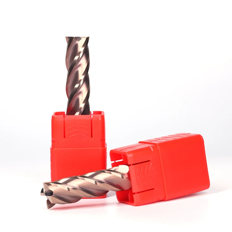65 Degree 4-Flutes CNC High Carbide Solid Milling Cutter Machines-Cutting End Tungsten Steel Flat Knife