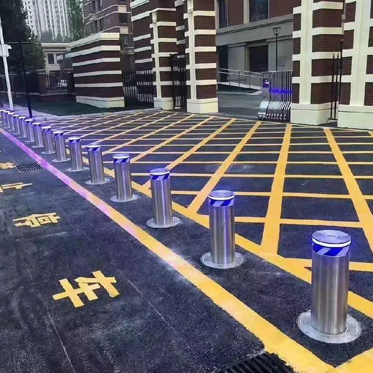 High quality automatic hydraulic lifting column scenic school anti-collision stainless steel electric lifting column