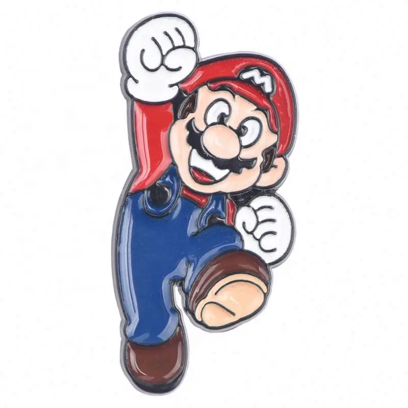 Custom Cartoon games logo pin brooch Metal cartoon enamel lapel pin for decoration
