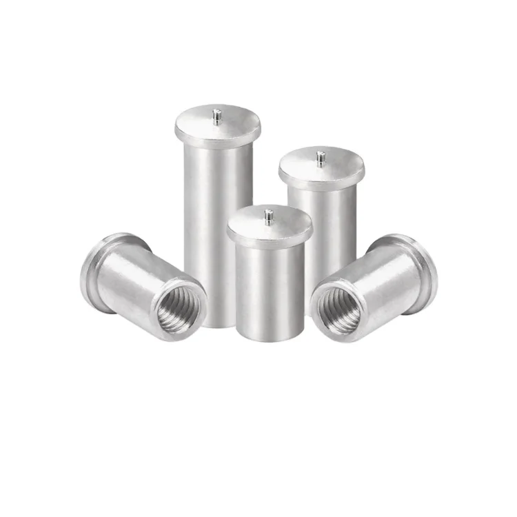 M3 M4 M5 M6 Aluminum Welding Stud Standoff Screws Soldering Pin PCB LED SMT Thread Connector Stud Welding Screw