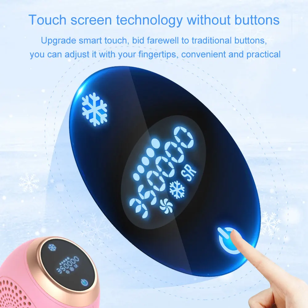 Lescolton Laser Hair Removal Devices Epilator Body Bikini IPL 350,000 Flashes Depilator Painless Electric Epilator Machine