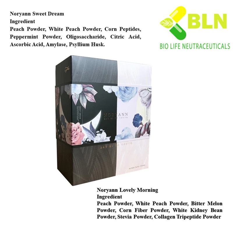 Premium Grade One Box Contains with 2 Series of Formulation Noryann Series Mixture of Fruits and Vegetables