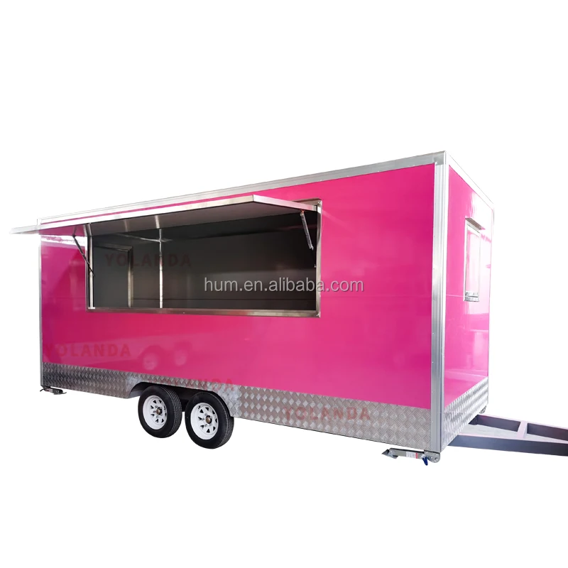 Pizza Food Van Trucks Hotdog Cart Mobile Pizza Oven Foodtruck Bbq Food Trailer Airstream With Full Kitchen Equipments