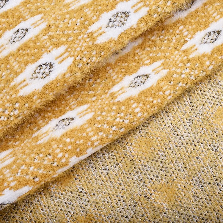 2024FW Luxury Fashion Nylon  heavy weight Jacquard Fabric with Metallic Silver Yarn For Women Jacket suits and dress