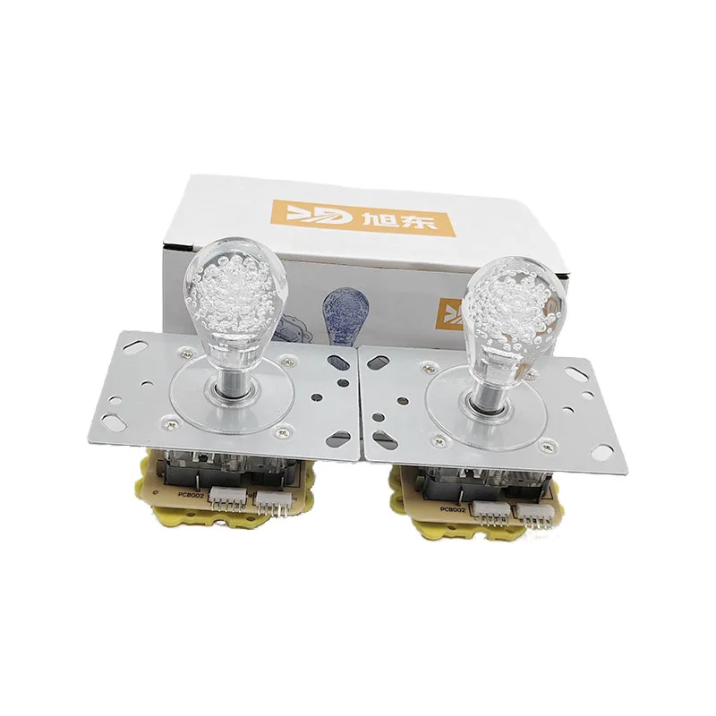 12V 7 Color flashing illuminate Joystick Fighting Joystick LED Arcade Joystick for mini claw crane machine