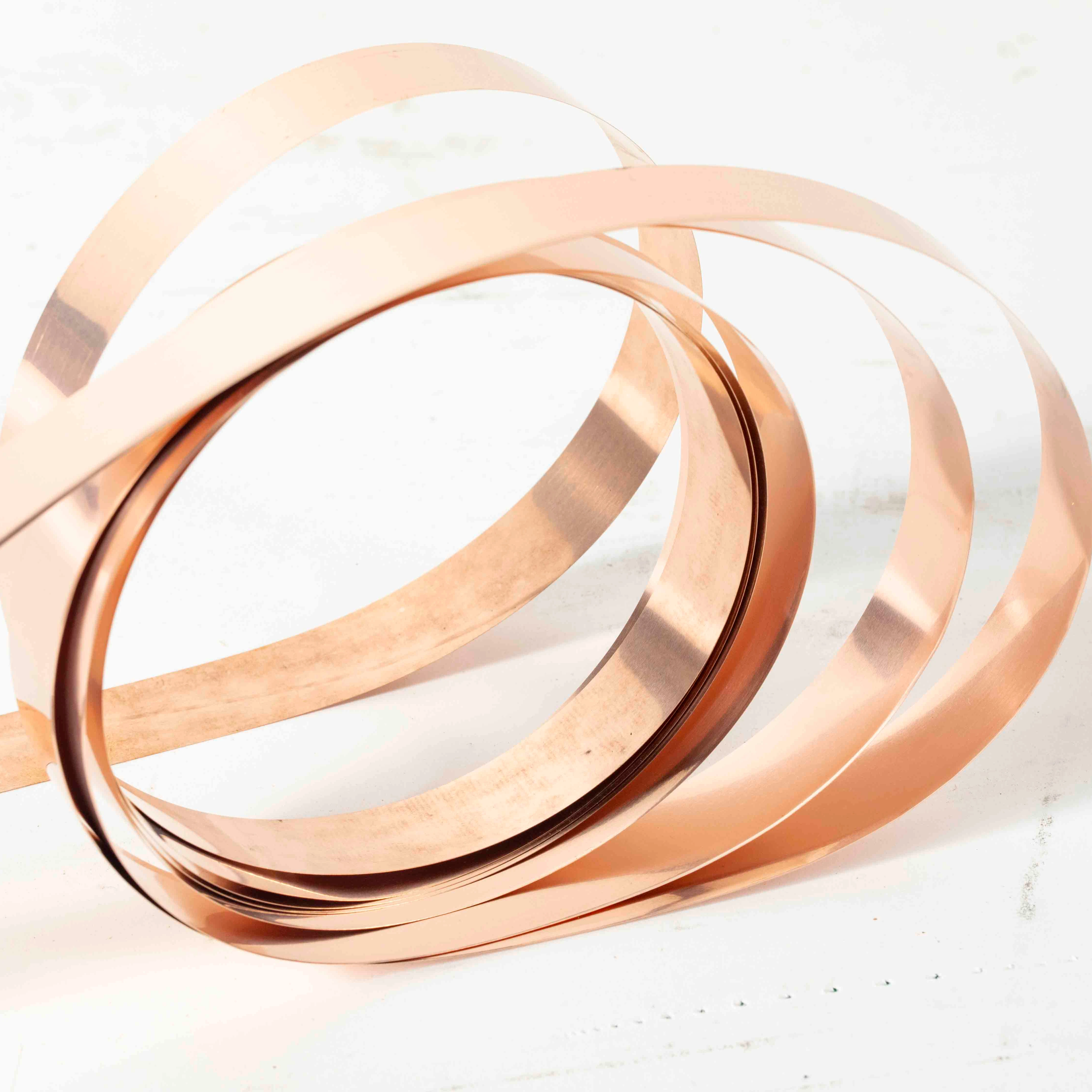 High Conductivity 99.99% Pure Copper Strips C1100 Copper Earthing strip T2 Copper strip coil for grounding