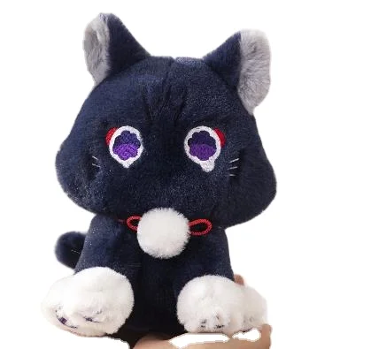 Genshin Scaramouche кошка плюшевые игрушки хараками кукла милый scaramouche плюшевый Кот genshin ударная плюшевая игрушка фигура