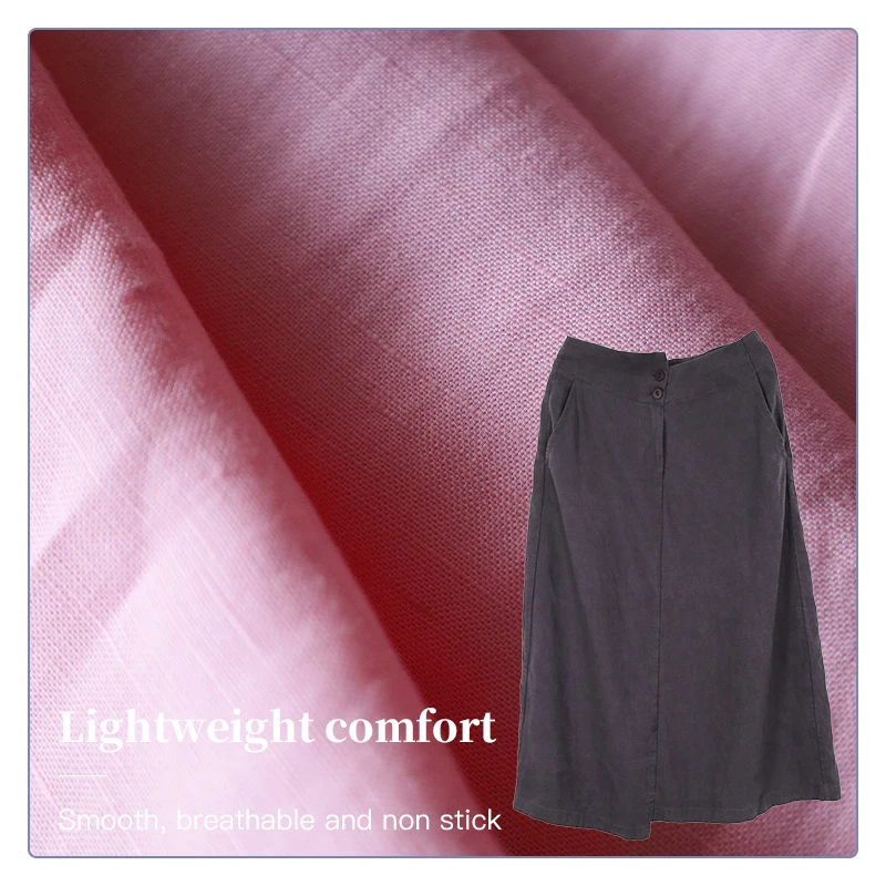 High Quality Linen Fabrics 50% Linen 50% Tencel Mixed Fabrics