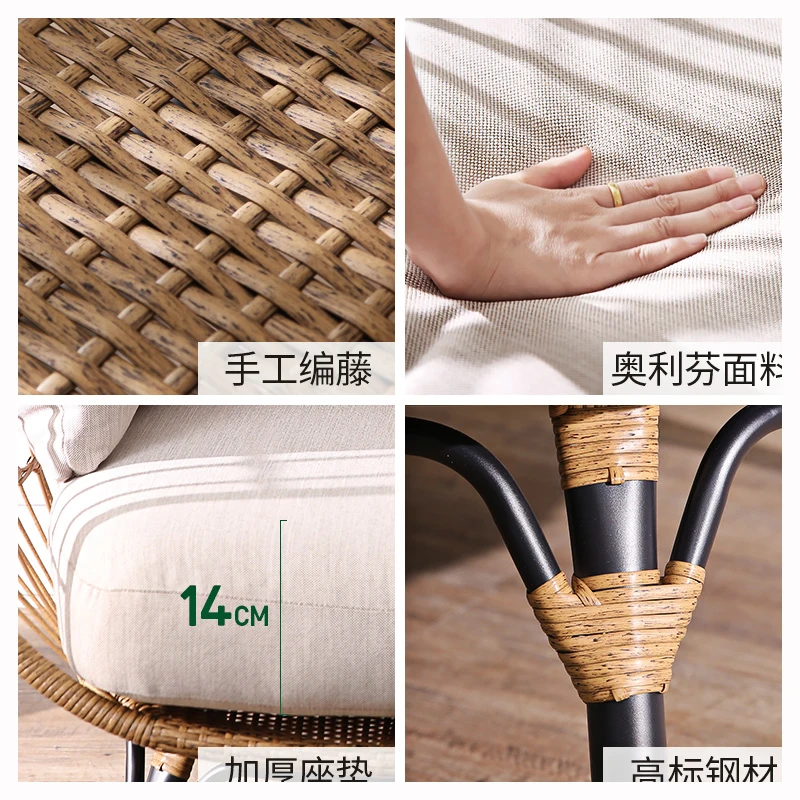 
Hot sale High Quality Rattan Wicker Swing Chairs egg relax wicker chair 