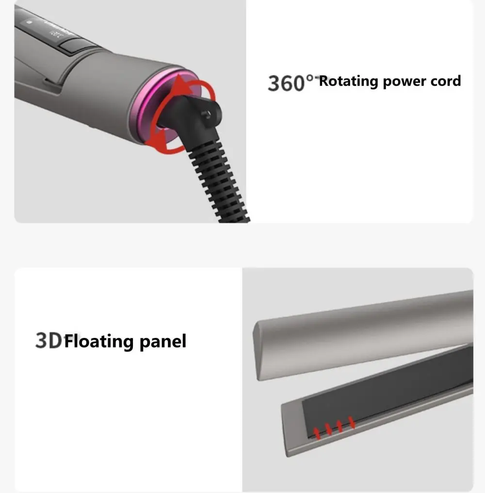 Factory Direct Sale Smart Mini Constant Temperature Ptc Electric Hair Straightener