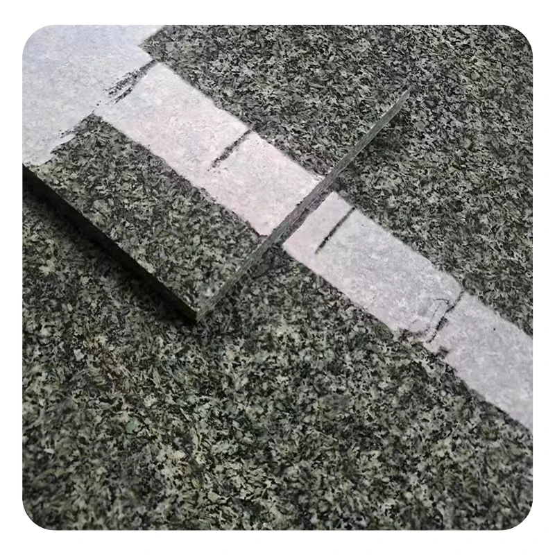 Китайский гранитный камень Шаньси зеленый цвет для напольной плитки брусчатка Индивидуальный размер